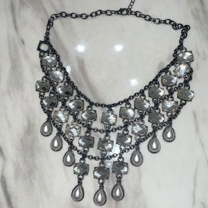 Beautiful silver shiny necklace